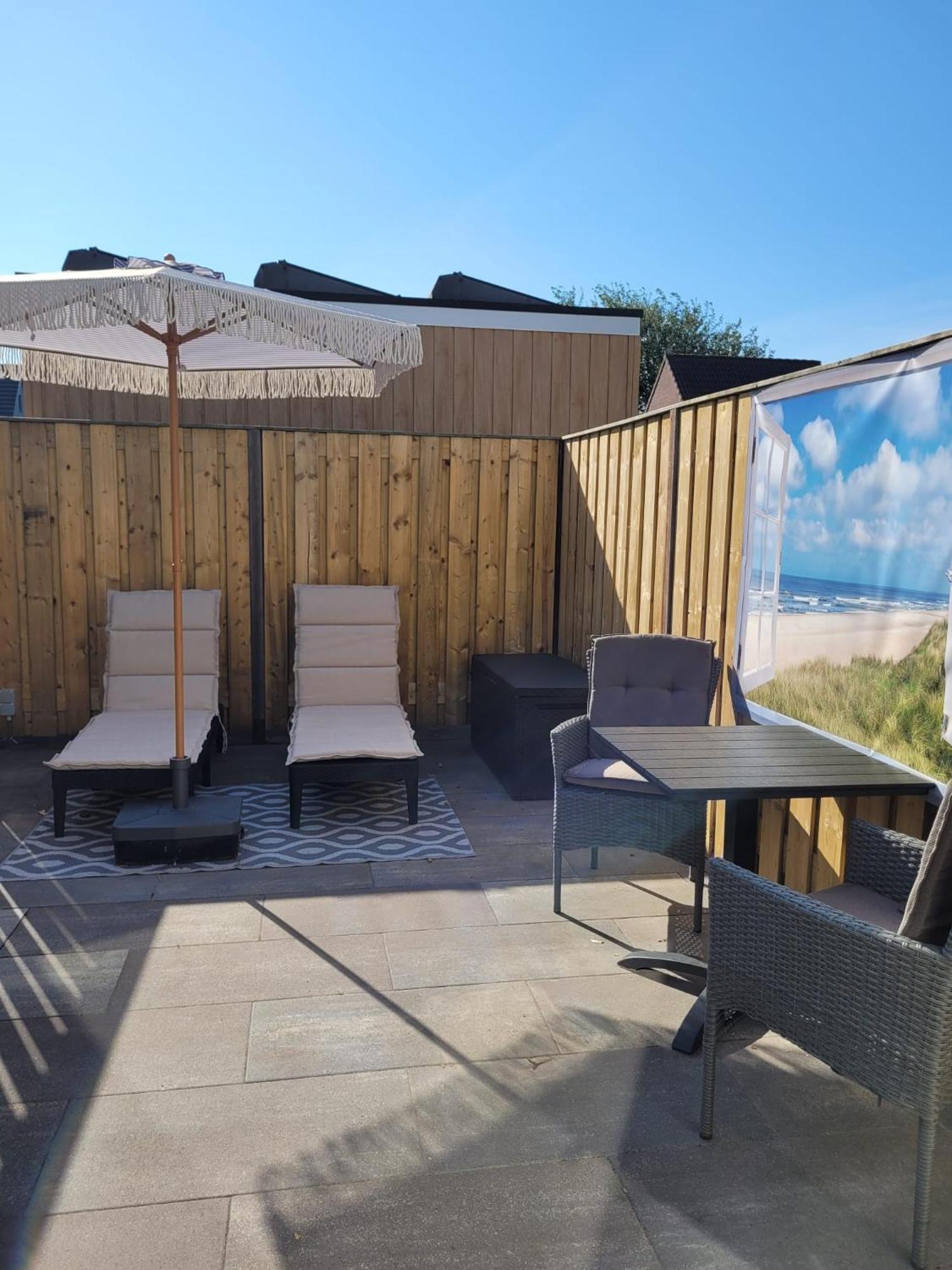 Luxe Kamer Langendam 48 Met Prive Terras Zoutelande Exteriér fotografie