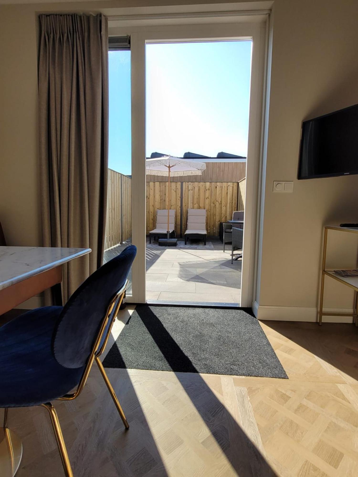 Luxe Kamer Langendam 48 Met Prive Terras Zoutelande Exteriér fotografie
